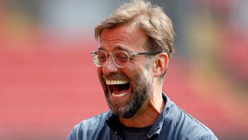 Soccer Football - Champions League - Liverpool Training - Anfield, Liverpool, Britain - May 21, 2018   Liverpool manager Juergen Klopp during training   Action Images via Reuters/Carl Recine