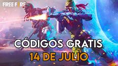 Free Fire | Códigos de hoy domingo 14 de julio de 2024: recompensas gratis