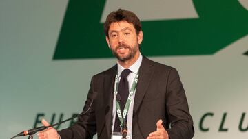 ANDREA AGNELLI PRESIDENTE DE LA ECA Y JUVENTUS