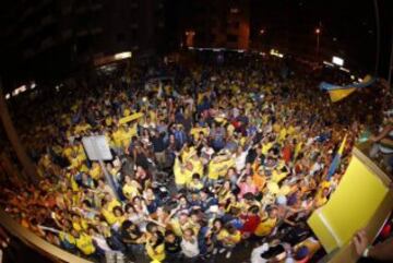 Celebración del ascenso de Las Palmas