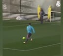 La rabona escandalosa de Hazard con la que el Madrid presumió en las redes