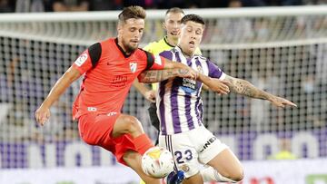 VALLADOLID, 08/10/21. PHOTOGENIC. PARTIDO DE LA LIGA SMARTBANK ENTRE EL REAL VALLADOLID Y EL MALAGA CF. CRISTO