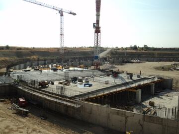 Obras en el nuevo estadio