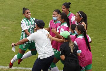 Nacional logró el triunfo en la Liga BetPlay Femenina ante Cortuluá en su primer partido en el Atanasio Girardot. 