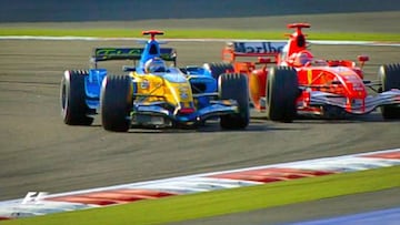 Alonso y Schumacher en 2006.
