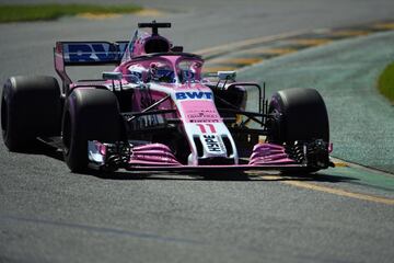 Las imágenes de 'Checo' Pérez en su debut en la Formula 1 2018