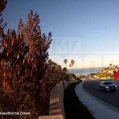 TMZ saca a la luz la última imagen del coche de Tiger: así circulaba antes del accidente