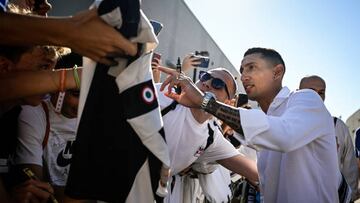 TURIN, ITALY - JULY 08: Angel Di Maria arrival at JMedical on July 8, 2022 in Turin, Italy. (Photo by Daniele Badolato - Juventus FC/Juventus FC via Getty Images)