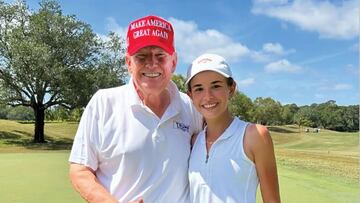 La nieta de Trump ‘debuta’ en el LPGA Tour gracias a su abuelo y 6M de seguidores