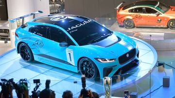 El Jaguar I-Pace, presentado en el Sal&oacute;n del Autom&oacute;vil de Frankfurt. 