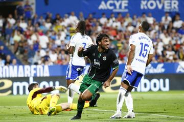 El francés parece que ya está adaptado al equipo. Su llegada en segunda línea para culminar una buena jugada colectiva y adelantar a su equipo ante el temible Zaragoza.