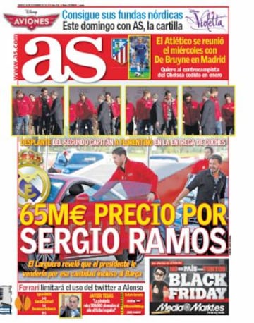 Las portadas de AS de noviembre