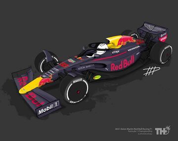 Así serán los monoplazas de la Fórmula 1 en 2021