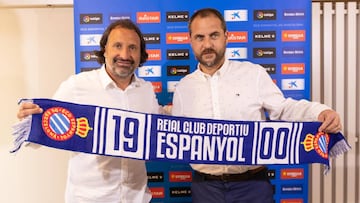 12/07/18 PRESENTACION DE RUFETE COMO NUEVO DIRECTOR DE FUTBOL PROFESIONAL DEL ESPANYOL  
 
 OSCAR PERARNAU