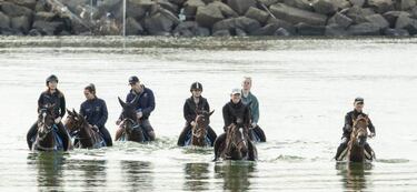 Un entrenamiento pasado por agua