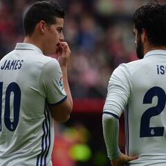 James vs. Isco: presente de cracks que compitieron en Madrid