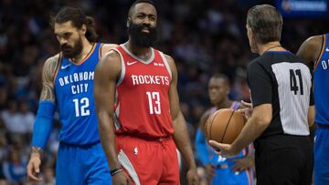 Desastre de unos tristes Rockets ante unos Thunder sin Westbrook