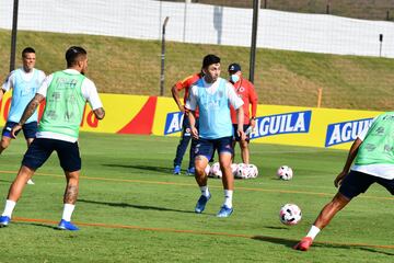 Los jugadores de la Liga BetPlay tuvieron su último entrenamiento con la Selección Colombia en la Sede Deportiva de la FCF en Barranquilla.