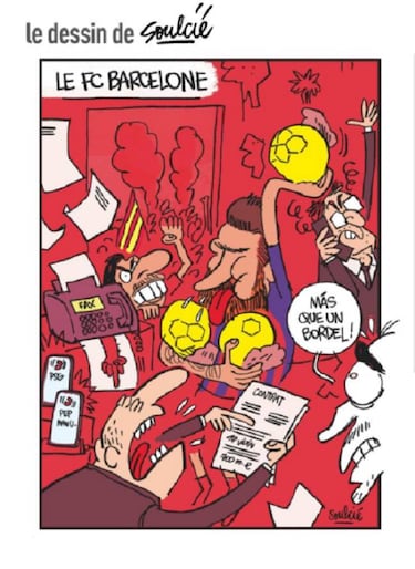 El chiste de L'Equipe con el caso Messi