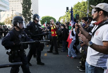 Atmósfera tensa y dividida en Los Ángeles por las redadas de ICE