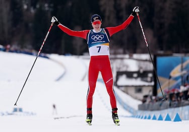 El atleta noruego se ha consagrado como una de las grandes figuras de estos Juegos al ganar la medalla de oro en las tres pruebas que disputó (Trampolín Normal + 10 km Individual, Trampolín Grande + 10 km Individual y Esprint por Equipos).