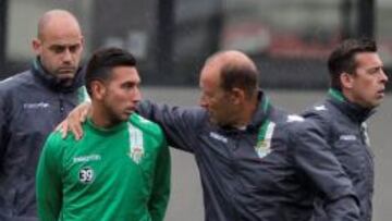 Varela, con Calderón durante la pasada temporada.