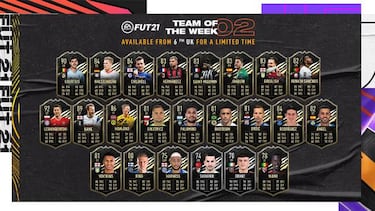 TOTW 2 de FUT FIFA 21 con Lewandowski, Curtois y Kane ya disponible