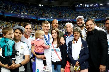 Kroos y su familia.