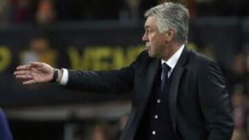 Ancelotti, en el Camp Nou.