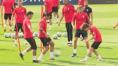 Con el apellido de un crack le deja un lujo a Morata en el rondo