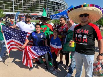 El color del México vs. Costa Rica en el Final Four de la Nations League