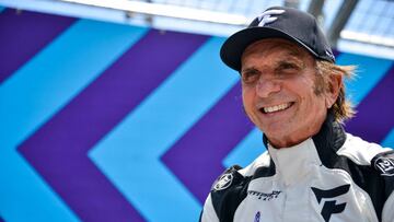 Emerson Fittipaldi en el ePrix de Zúrich de la Fórmula E.