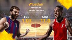 Barça Basket vs. Covirán Granada: horario, TV, estadísticas, clasificación y pronósticos