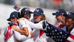 How did the Solheim Cup TV ratings compare to LIV golf on Saturday and Sunday?