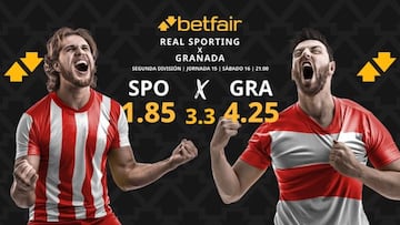 Real Sporting de Gijón vs. Granada CF: horario, dónde ver, pronósticos y clasificación