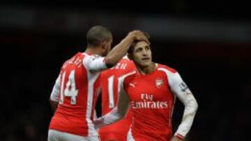 Alexis Sánchez volvió a entrenar con normalidad el sábado.