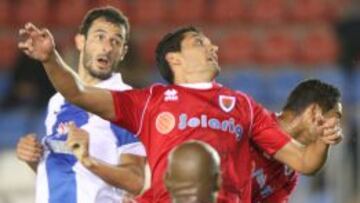 Numancia y Hércules empataron en un partido muy tenso.