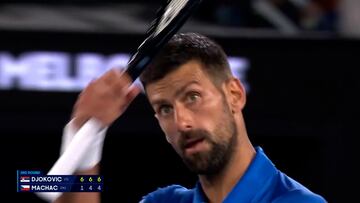 Es una más y ya nadie se sorprende: el gesto de Djokovic que provocó los abucheos del público