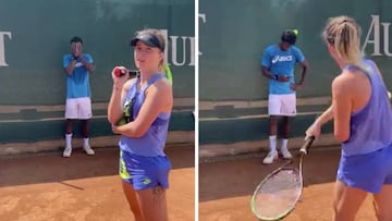 El challenge 'suicida' de Monfils y Svitolina que arrasa las redes