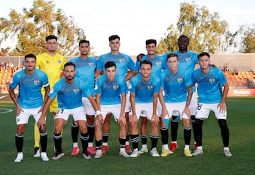 Once del Antequera ante el Atlético B.