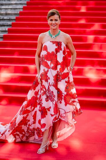 La modelo y actriz Nuria March posa en la alfombra roja de la Primera edicin de los Premios de la Academia de la Moda Espa?ola.