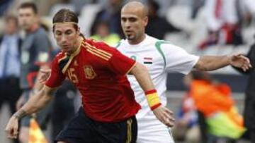<b>INDISCUTIBLE.</b> Sergio Ramos es titular indiscutible para Del Bosque en la Selección.