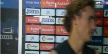Griezmann storms off when reporter asks about his future
