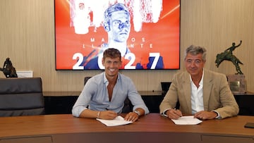 18/08/21 ATLETICO DE MADRID RENOVACION FIRMA CONTRATO MARCOS LLORENTE GIL MARIN