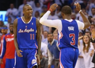 Jamal Crawford y Chris Paul 