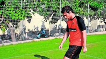 <b>EL NUEVO. </b>El francés, ayer en el campo de entrenamiento.