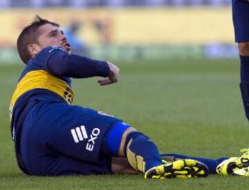 El mediocampista de Boca Juniors sufrió la ruptura del tendón de Aquiles en septiembre del año pasado, en un duelo por la competencia de Argentina.