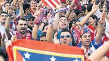 <b>EXALTACIÓN ROJIBLANCA. </b>La afición del Atlético ha creado muchas peñas desde el ascenso.