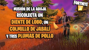 ¿Cómo conseguir dientes de lobo, colmillos de jabalí y plumas de pollo en Fortnite Temporada 6?