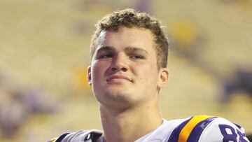 The New York Jets selected LSU tight end Mason Taylor in the second round of the 2025 NFL Draft.